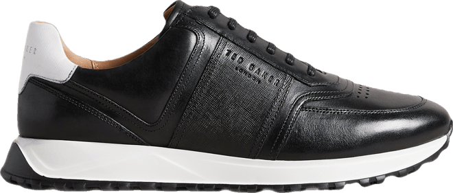 Men's Frayne Leather and Suede Retro-Style Sneaker