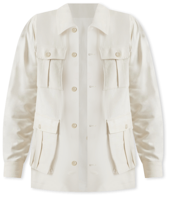 Men's Saharian Regular-Fit Twill Shirt Jacket