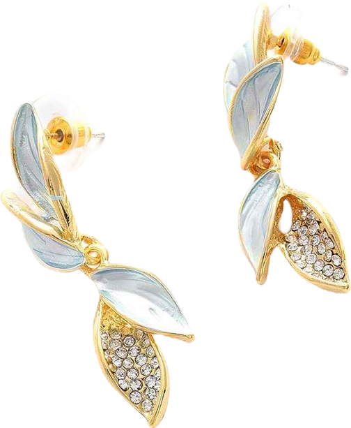Women's Gold Plated Designer Drop Earrings
