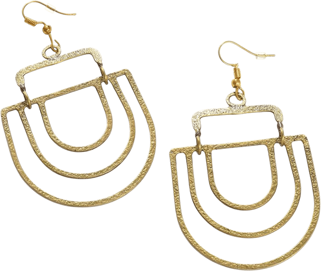 Women's Textured Drop Earrings