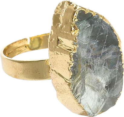 Women's Teardrop Stone Cocktail Ring