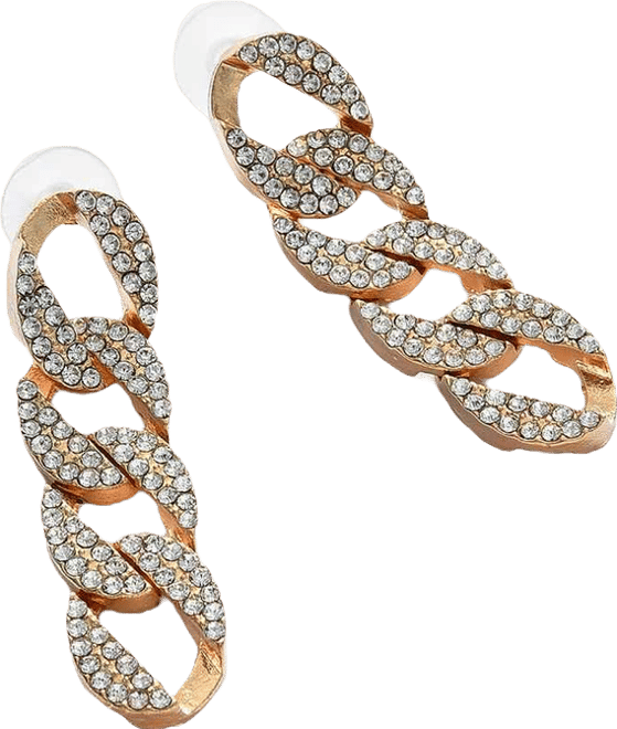 Women's Chainlink Drop Earrings