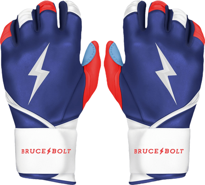 Bruce Bolt Men's Creator Series Long Cuff Batting Gloves
