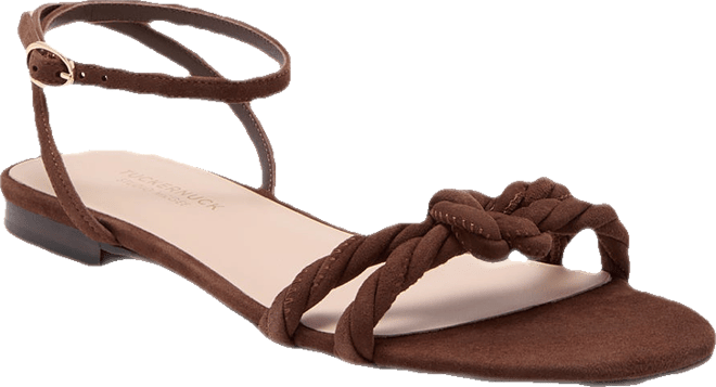 Brown Suede Ivy Sandals