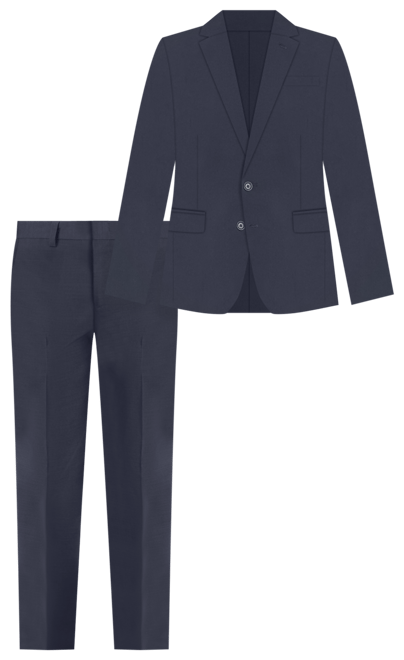 Big Boys Slim Fit 2 Piece Stretch Suit