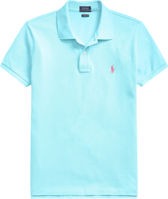 Women's Classic-Fit Mesh Polo Shirt