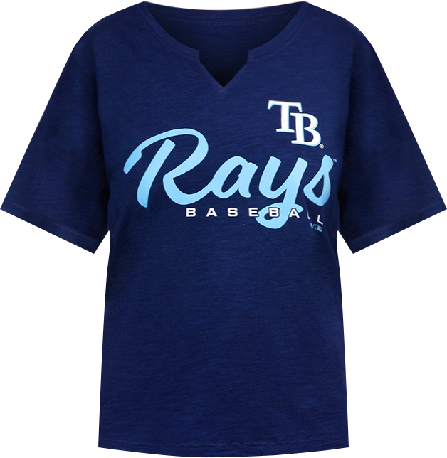 Tampa Bay Rays Women's Fan Fave Stadium Slub Boxy T-Shirt