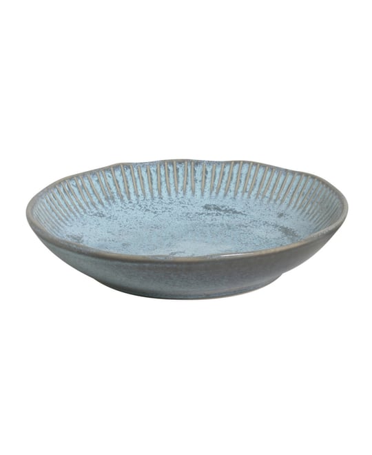 Stoneware Linhas Salad Bowls, Set of 6