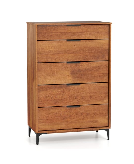 Interlock System 5-Drawer Dresser – Durable Storage for Bedroom, Living Room, or Closet Organization