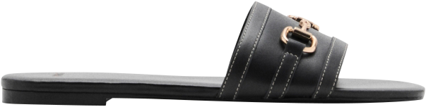 Women's Buckle Leather Sandals