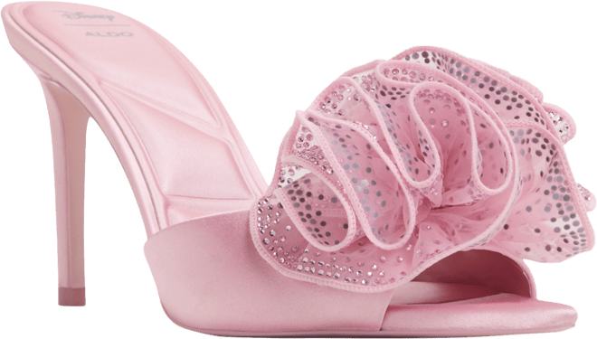 【ALDO x Disney】サテン ラインストーン ミュール★オーロラ姫 Auroramule Light Pink Women's Disney | ALDO US