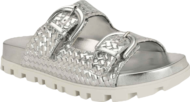 Women's Tindy Woven Buckle Straps Flat Sandals