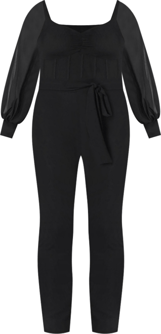 Women's Printed Mesh Off Shoulder Catsuit