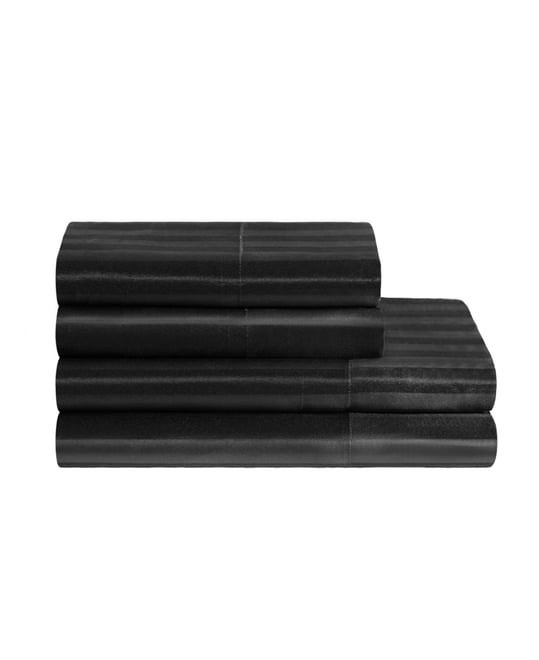 Satin Damask 4-Pc. Sheet Set, Queen