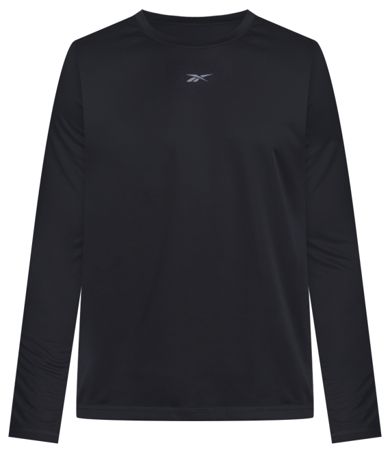Men's Tech Long Sleeve Crewneck Logo T-Shirt