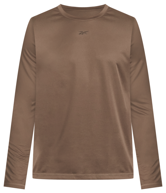 Men's Tech Long Sleeve Crewneck Logo T-Shirt
