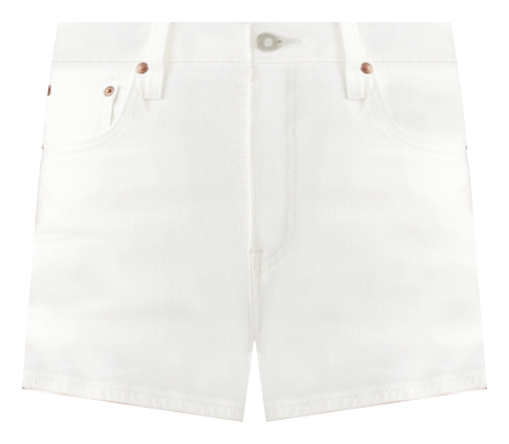 Women's 501 Button Fly Cotton High-Rise Denim Shorts