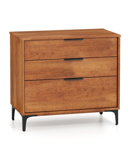 3-Drawer Dresser with Interlock System – Modern Storage for Bedroom or Living Room Organization