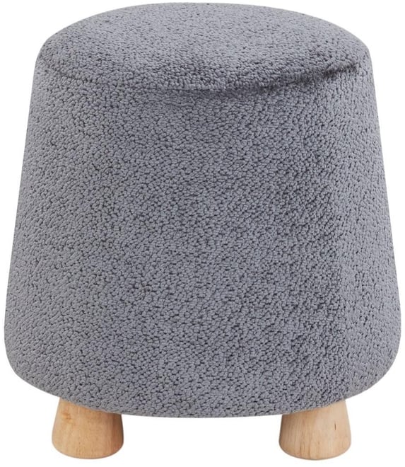 Denison Round Chenille Ottoman