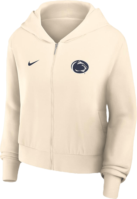 Women's Cream Penn State Nittany Lions Chill Full-Zip Hoodie