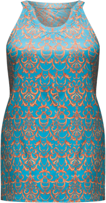 Plus Size Sleeveless Knee Length Shift Dress