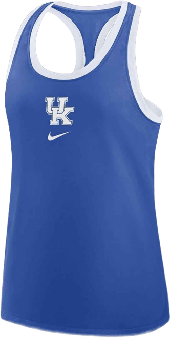 Women's Royal Kentucky Wildcats Primetime Tri-Blend Racerback Tank Top