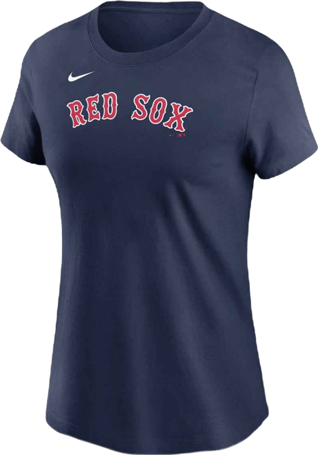 Women's Alex Bregman Navy Boston Red Sox Fuse Name Number T-Shirt