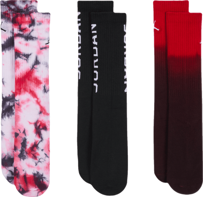 Jordan Essentials Big Kids' Poolside Crew Socks (3 Pairs)