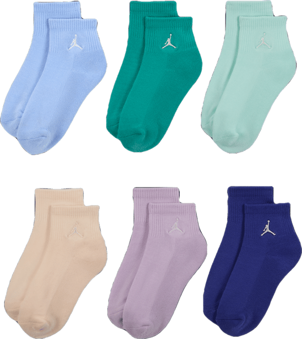 Jordan Everyday Essentials Big Kids' Ankle Socks (6 Pairs)