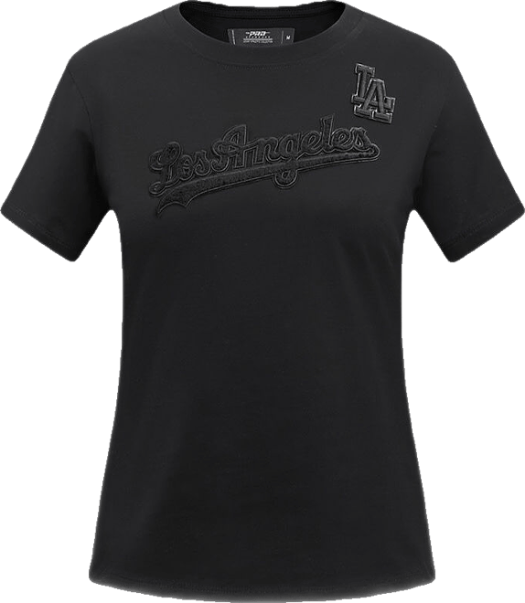 PRO STANDARD Women's Los Angeles Dodgers Triple Black Slim Fit Tee