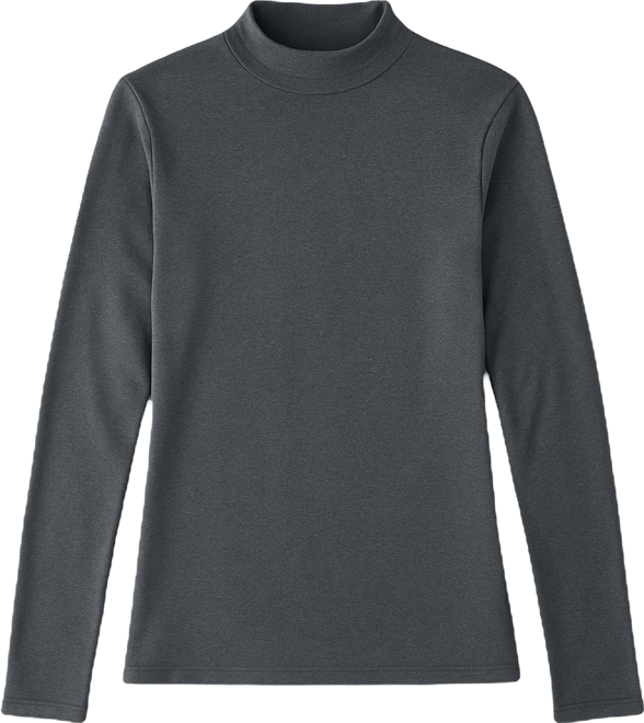 Women's Long-Sleeve Mock-Neck Top