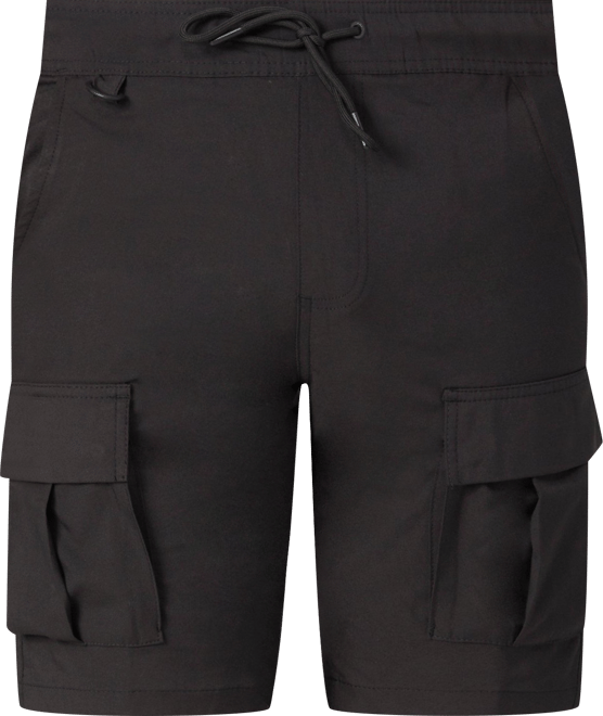 Burnside Mens Poly Span Cargo Shorts