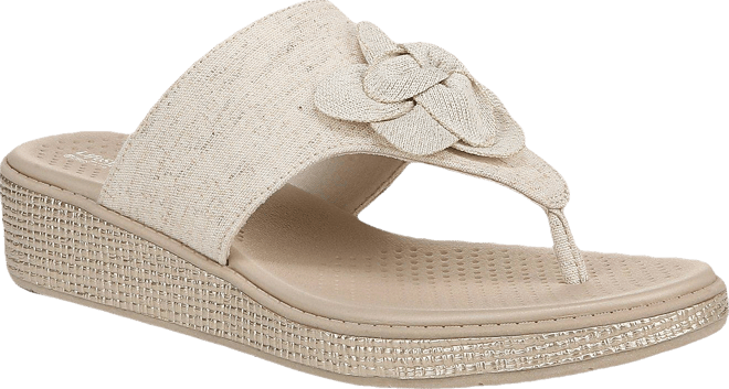Bzees Womens Bloom Wedge Sandal