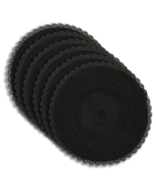 Chantilly 15" Round Woven Placemats Set of 6
