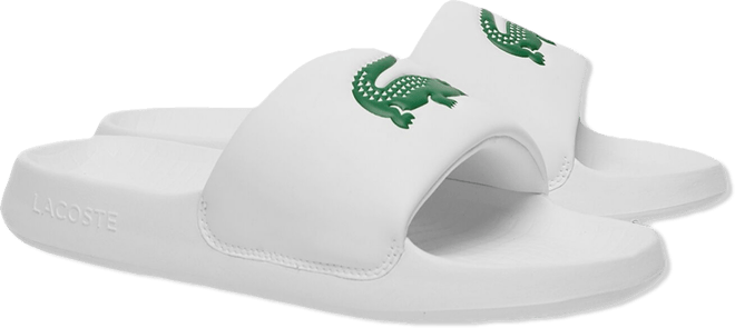 【LACOSTE 】Serve Pin Slides サンダル クロコダイルロゴ Black Lacoste Serve Pin Slides - JD Sports Global
