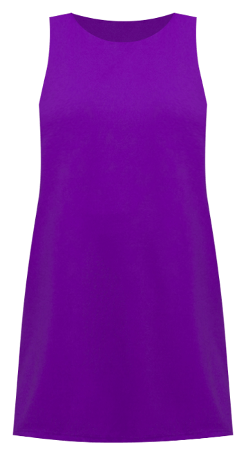 Plus Size Sleeveless Mini Shift Dress