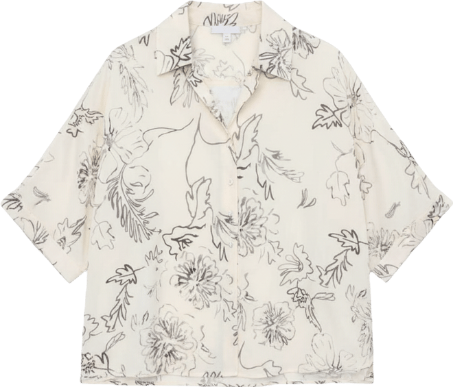 Women's Flowy Patterned Shirt