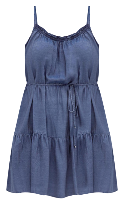 Women's Plus Size Sweet Tiers Mini Dress