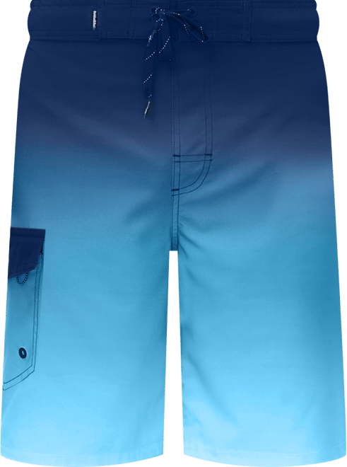 Men's 9" No Liner Board Shorts Quick Dry Swim Trunks Spf 50+