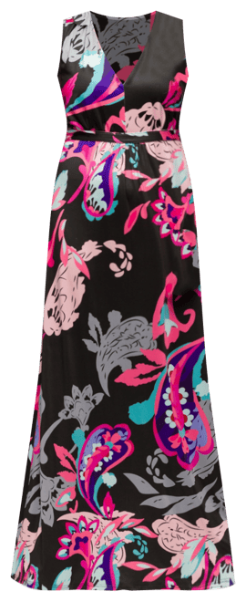 Women's V Neck Empire Waist Sleeveless Maxi Dress