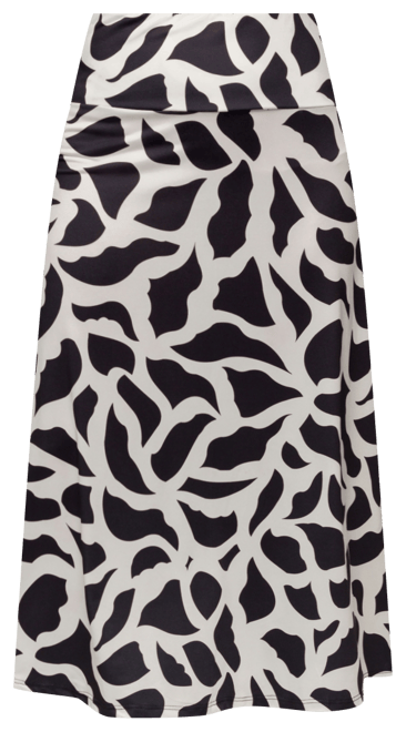 Women's Elastic Waist A Line Maxi Skirt