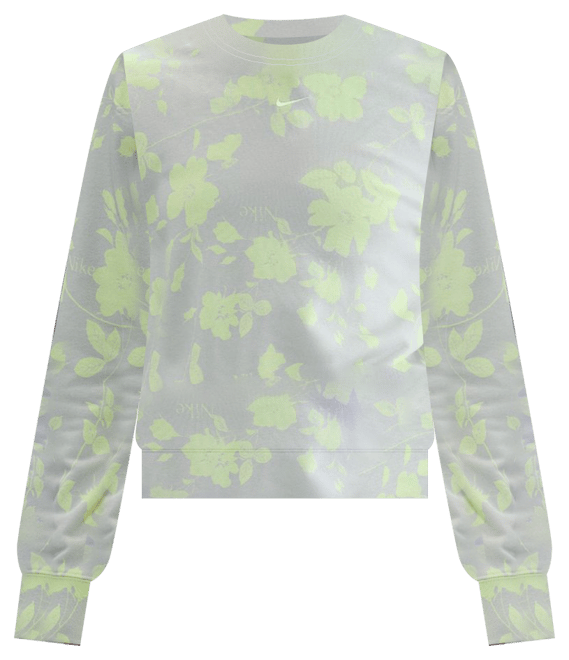 Nike Sportswear Chill Terry Women's Crew-Neck French Terry Printed Sweatshirt