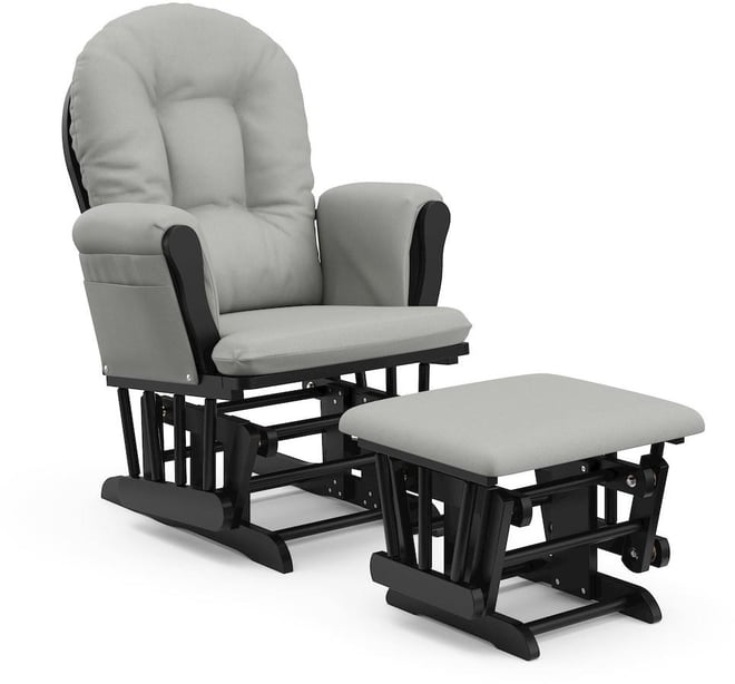 Hoop Glider and Ottoman