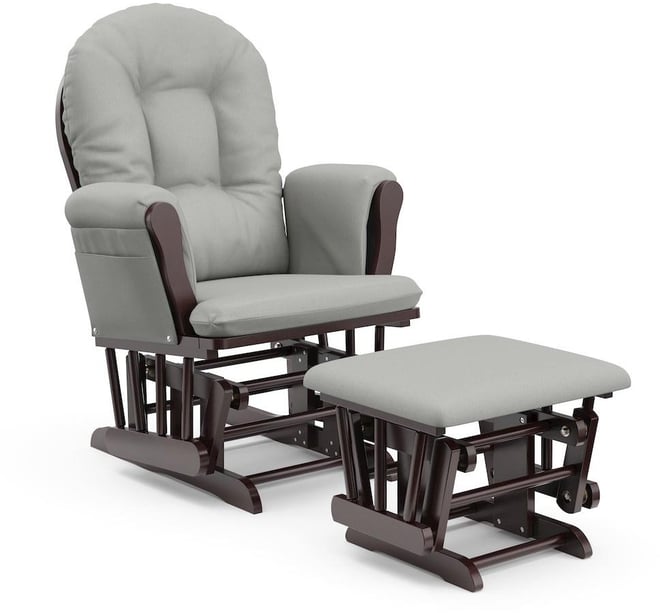 Hoop Glider and Ottoman