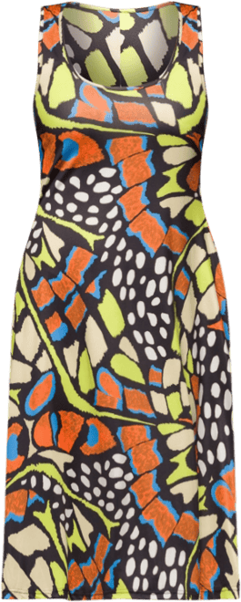 Women's Sleeveless Knee Length Tank Swing Dress