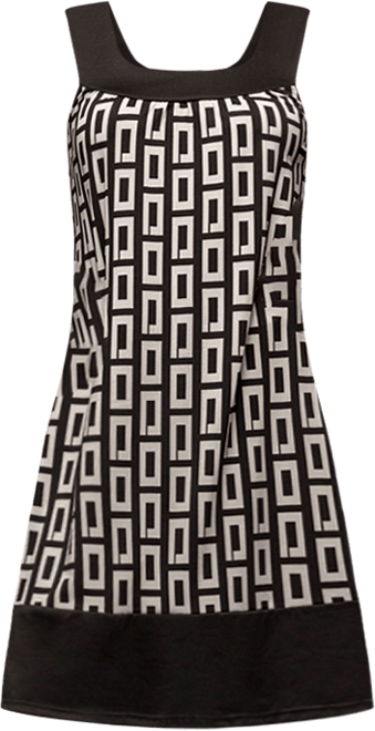 Women's Scoop Neck Sleeveless Knee Length Dress