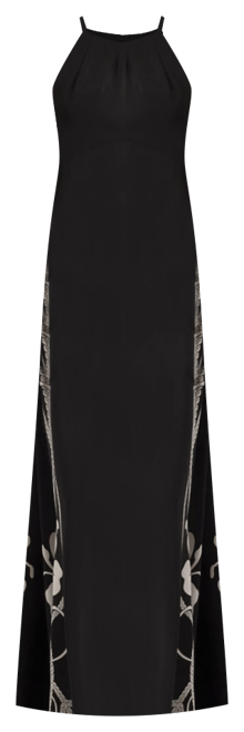 Graphic Floral Maxi Dress