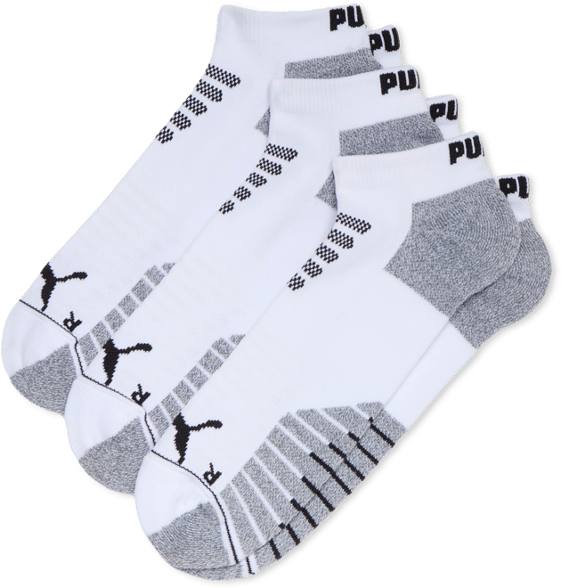 PUMA Half-Terry Low Cut Socks (3 Pairs)