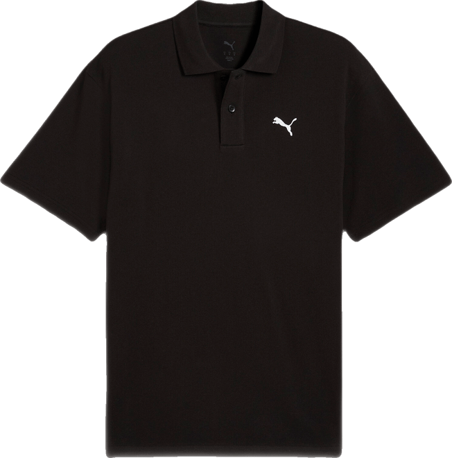 PUMA Wardrobe Essentials Relaxed Pique Polo Shirt