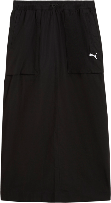 PUMA FUTURE ARCHIVE Zip-Off Maxi Woven Skirt